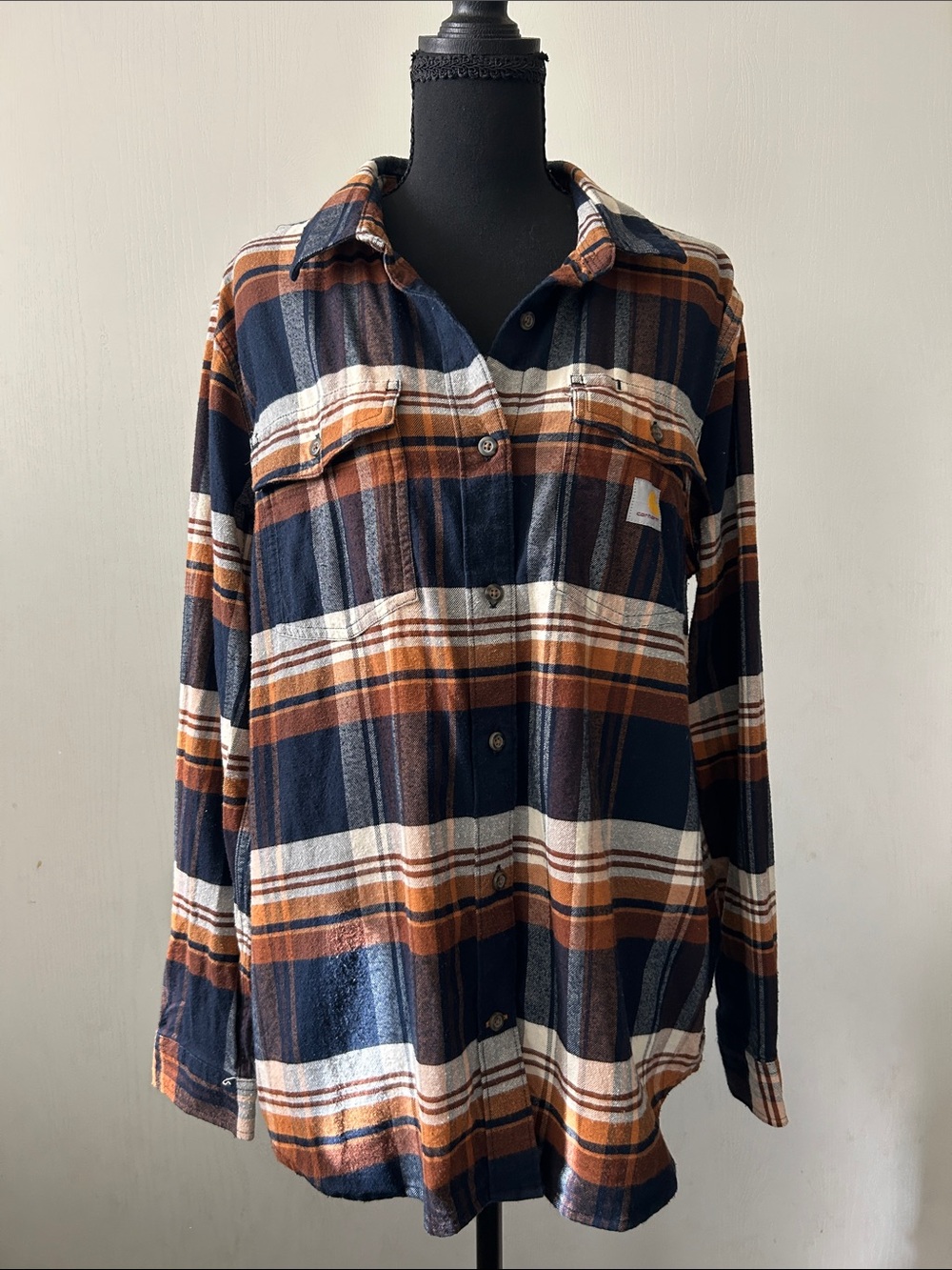 Carhartt Women’s TENCEL Fiber Series Relaxed Fit Long Sleeve Flannel Shirt